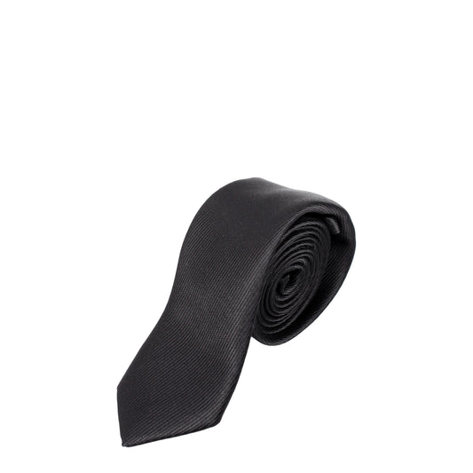 Les Hommes Ties Men Polyester Black