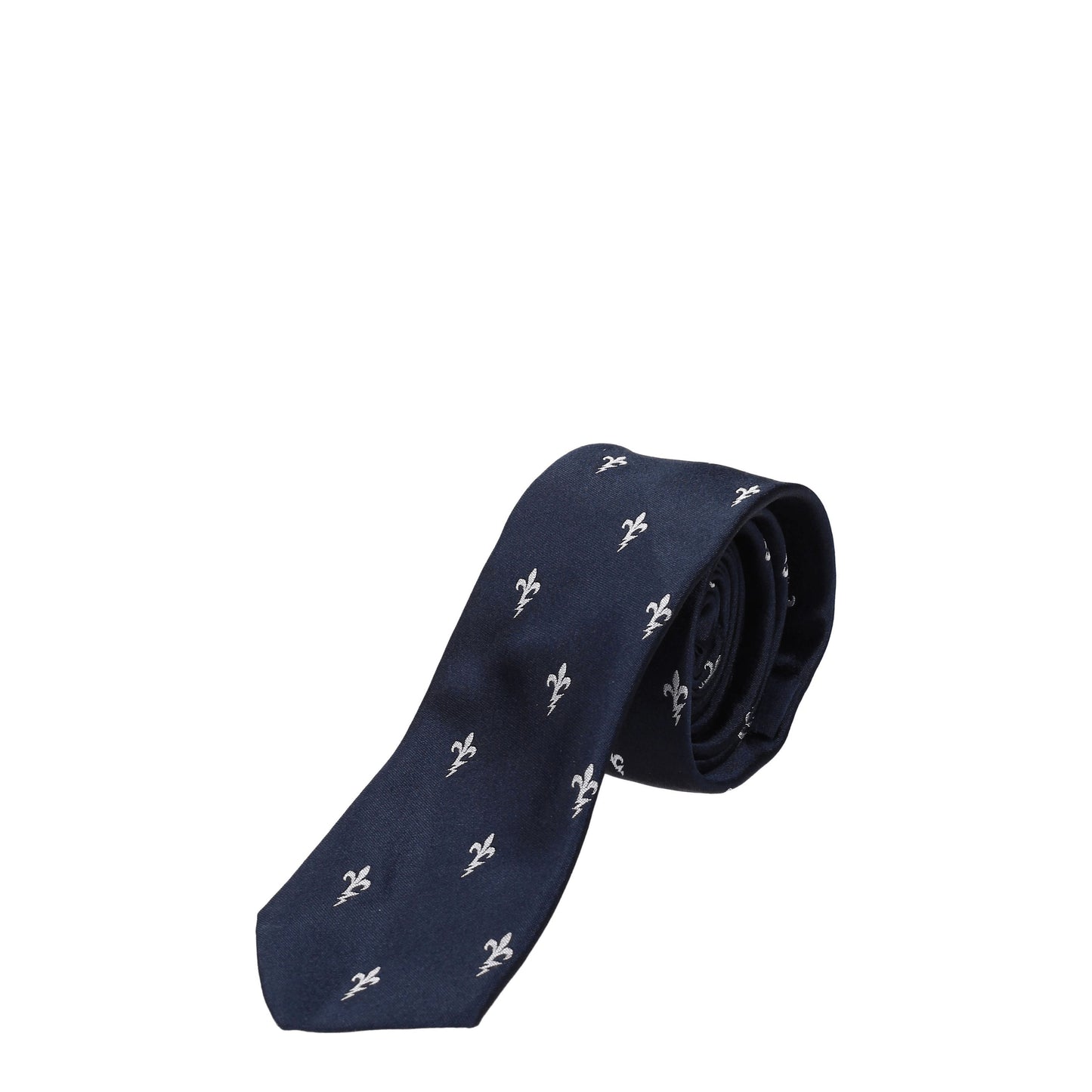 Neil Barrett Ties Men Silk Blue/Blue Navy