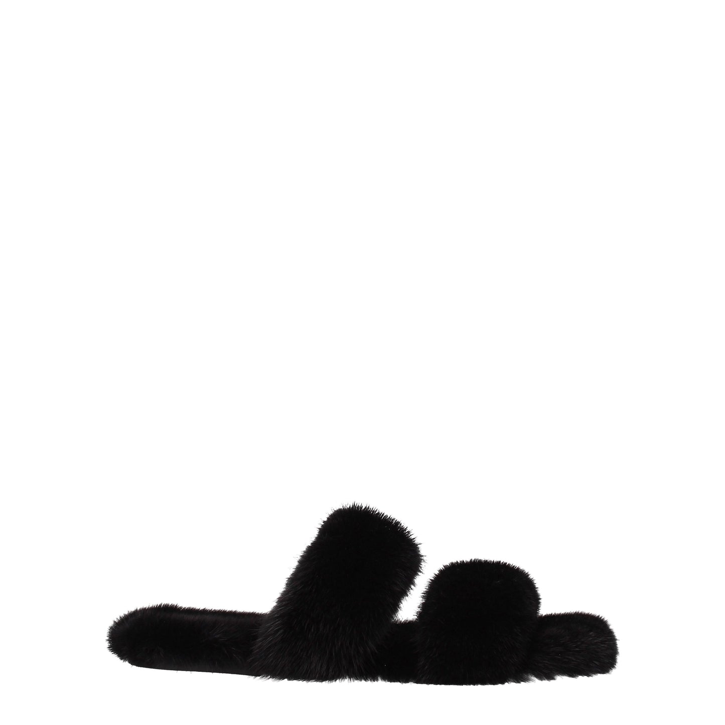 Saint Laurent Women's Sandals & Slippers in Mink Black