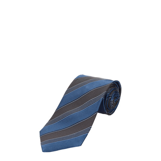 Zegna Ties Men Silk Blue/Peacock