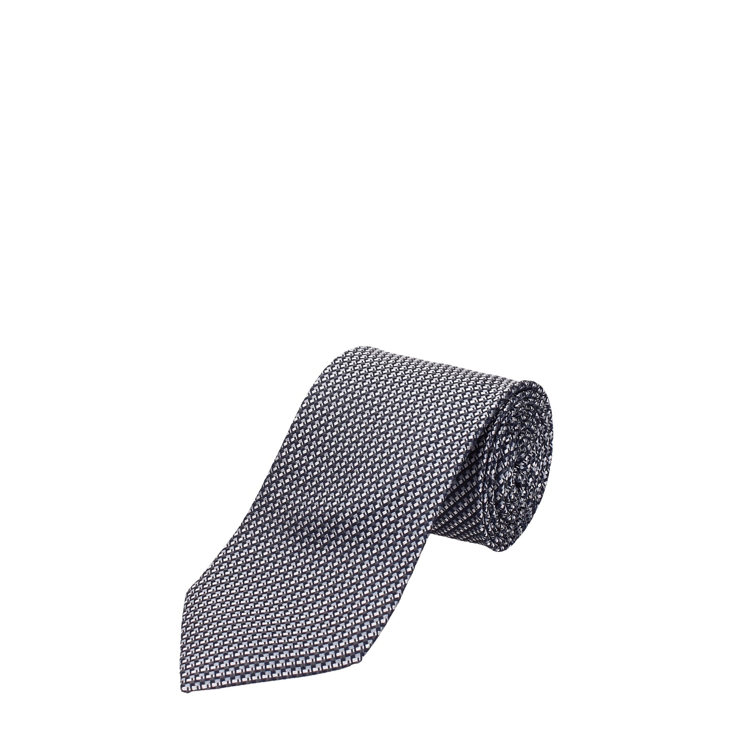 Zegna Ties Men Silk Blue/Grey