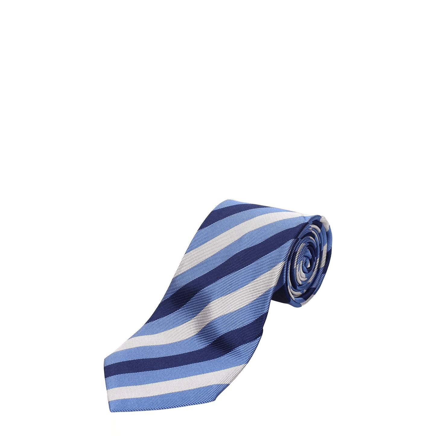 Zegna Ties Men Silk Blue