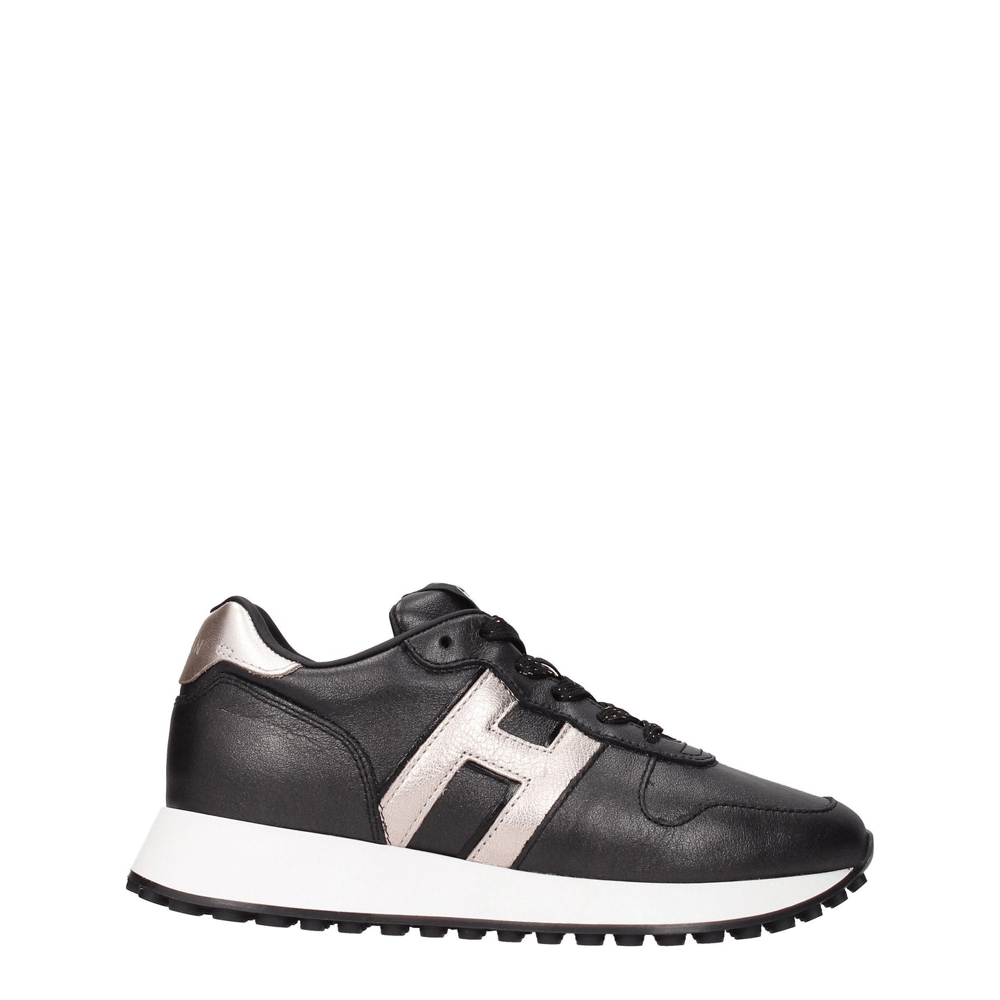 Hogan Women's Sneakers in Leather Gray/Asphalt