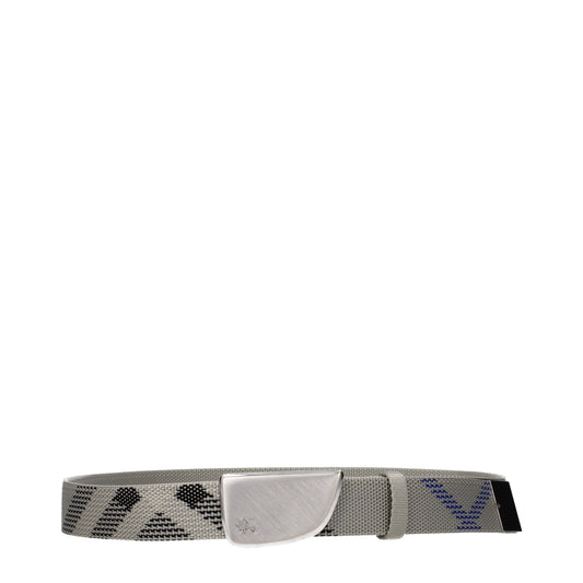 Burberry Belts Men Fabric  Beige/Lichen