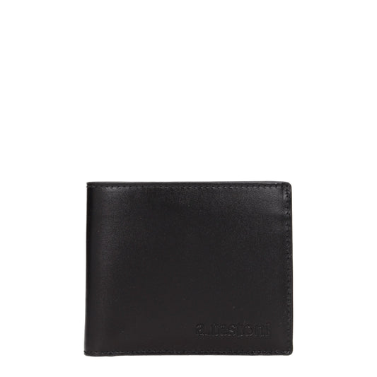 Testoni Wallets Men Leather Black