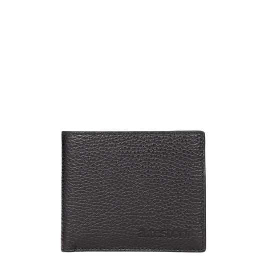 Testoni Wallets Men Leather Black