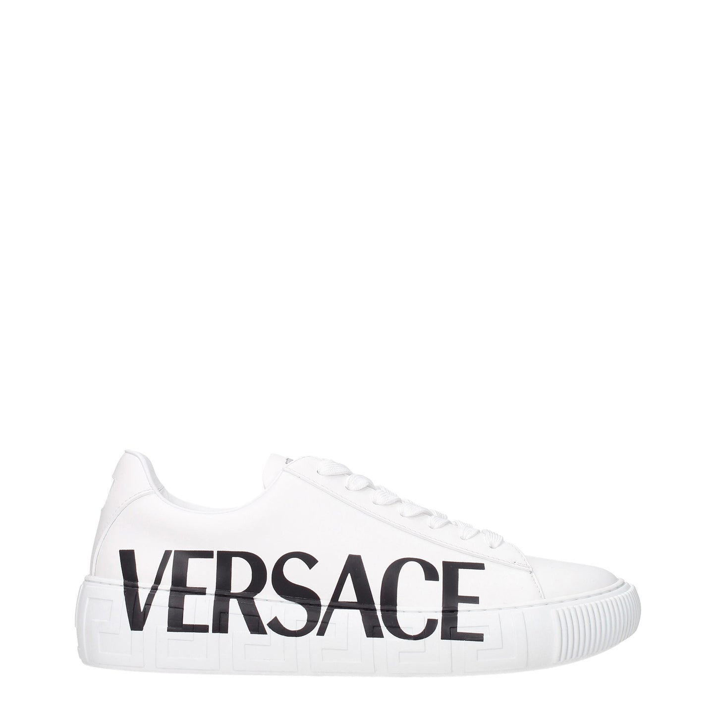 Versace Men's Sneakers in Leather White