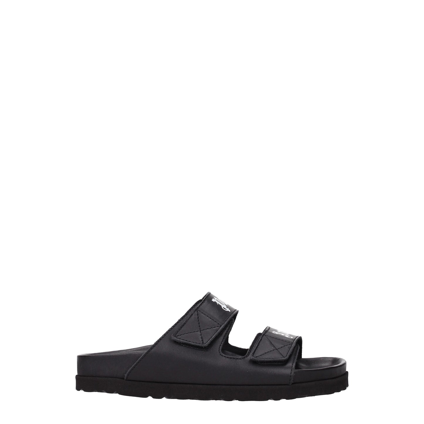 Palm Angels Women's Sandals & Slippers in Leather Black