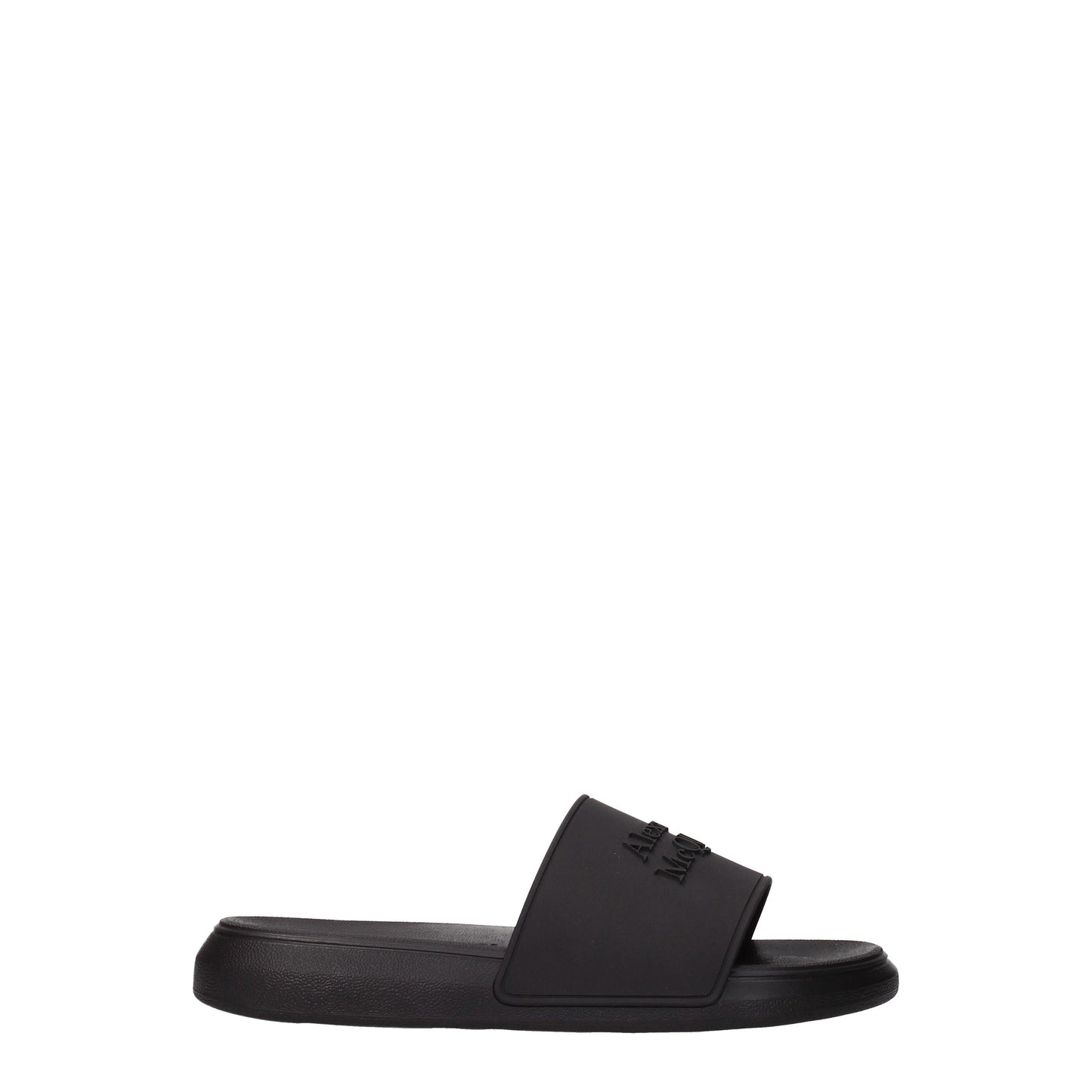 Alexander McQueen Women's Sandals & Slippers in Rubber Black