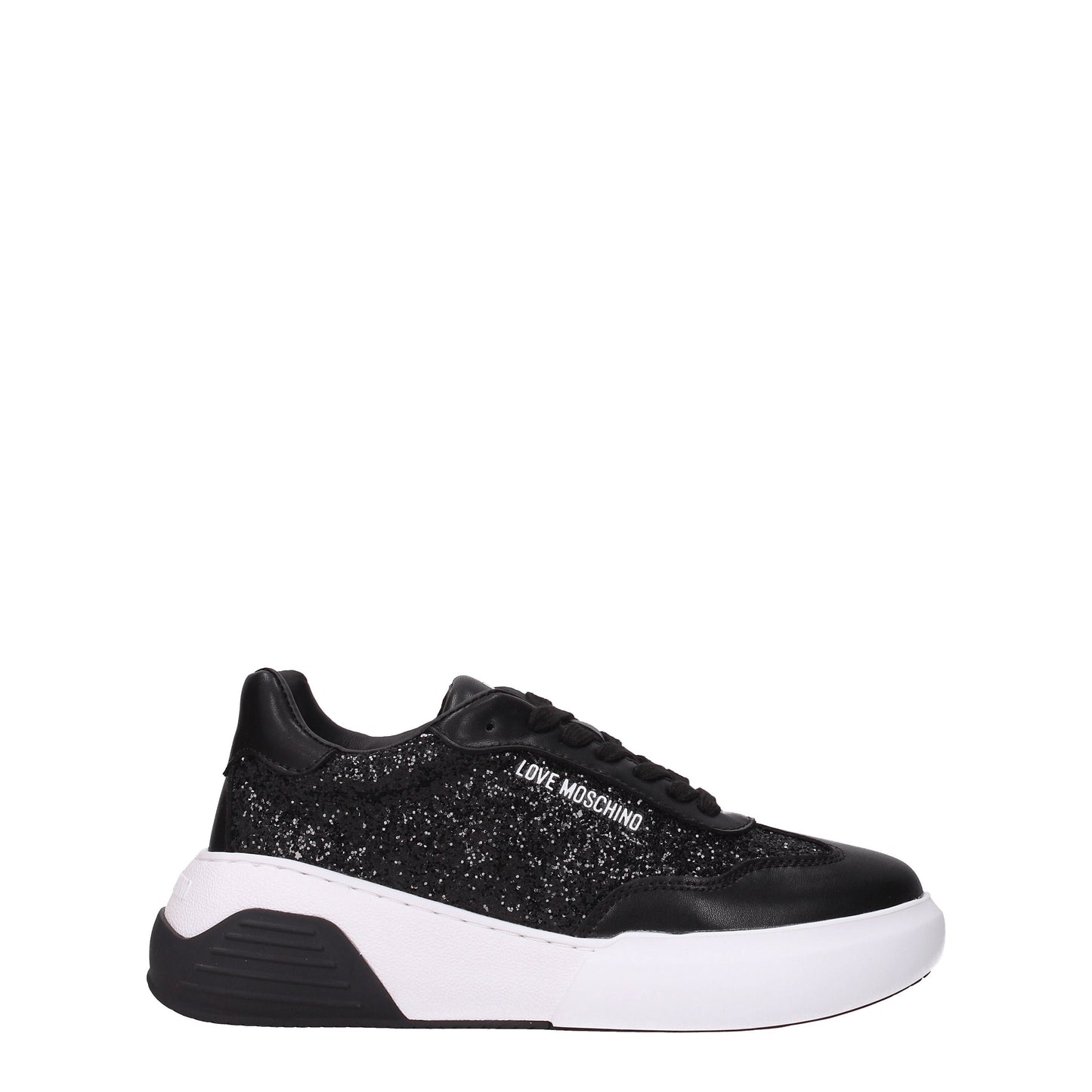 Love Moschino Women's Sneakers in Glitter Black