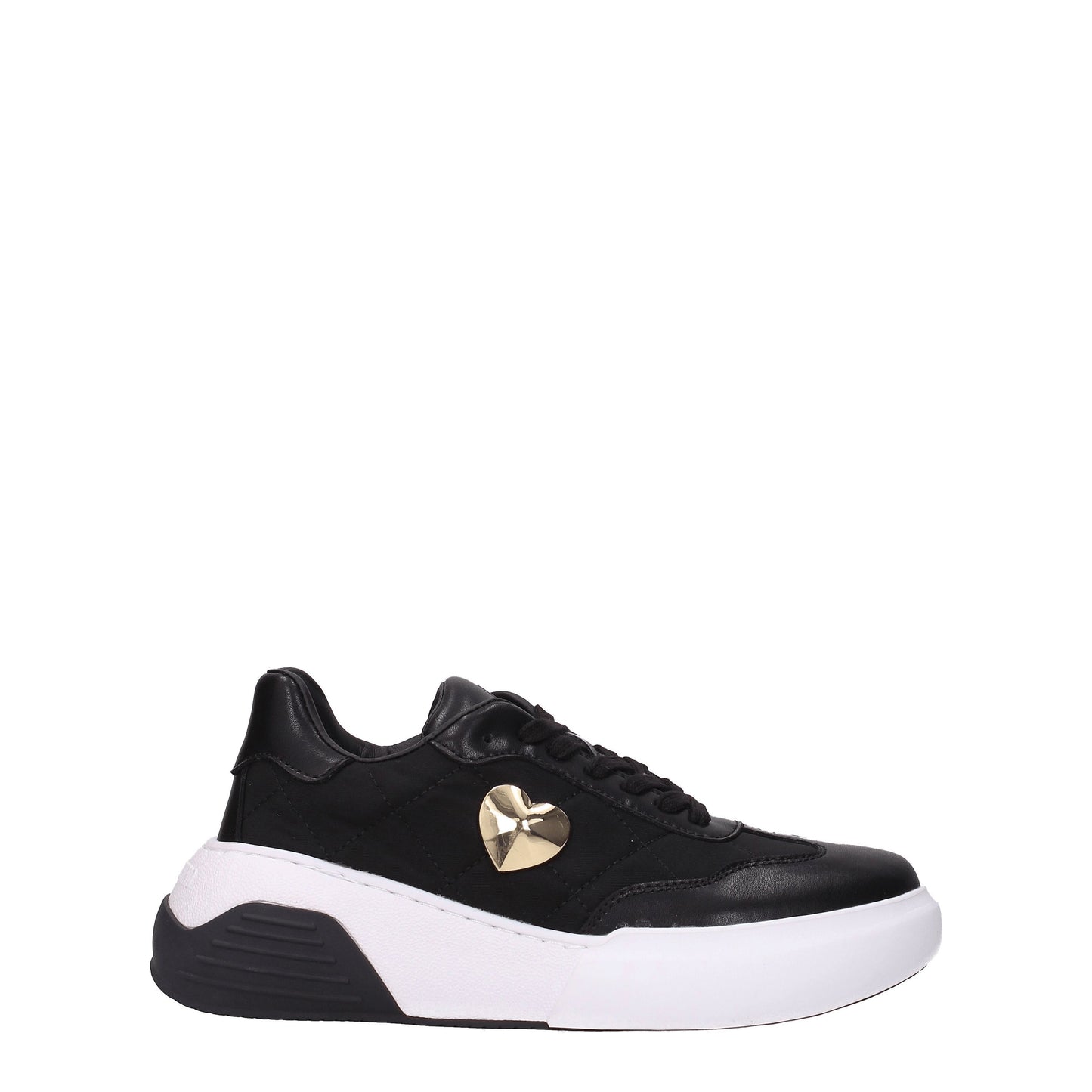 Love Moschino Women's Sneakers in Fabric  Black