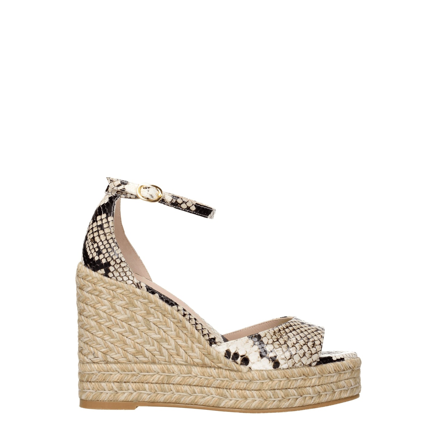 Stuart Weitzman Women's Wedges in Leather Beige