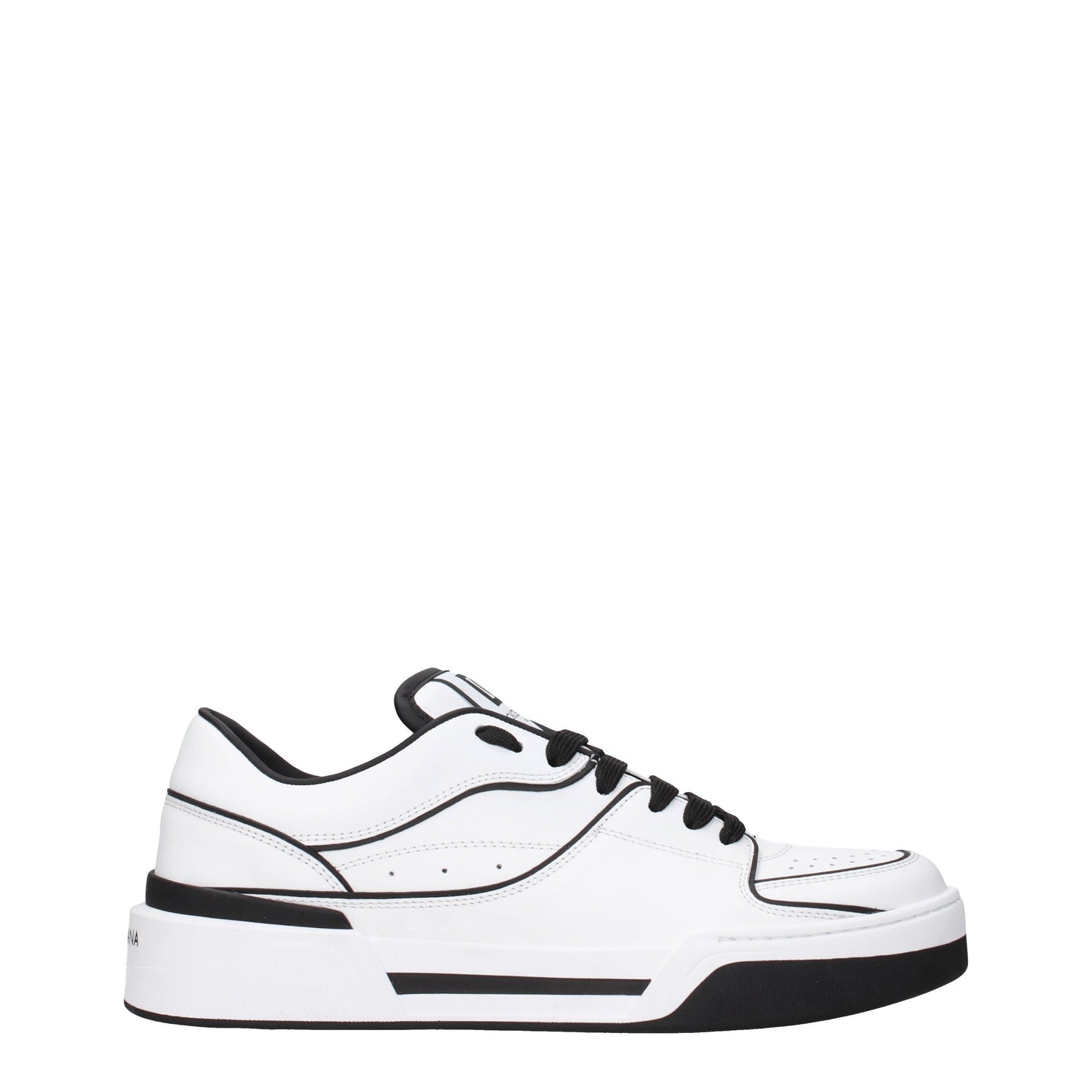 Dolce&Gabbana Men's Sneakers in Leather White/Black