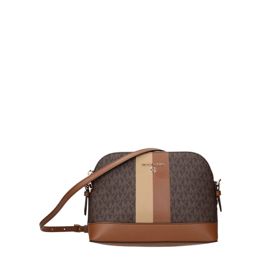 Michael Kors Crossbody Bags Women Fabric  Brown/Luggage