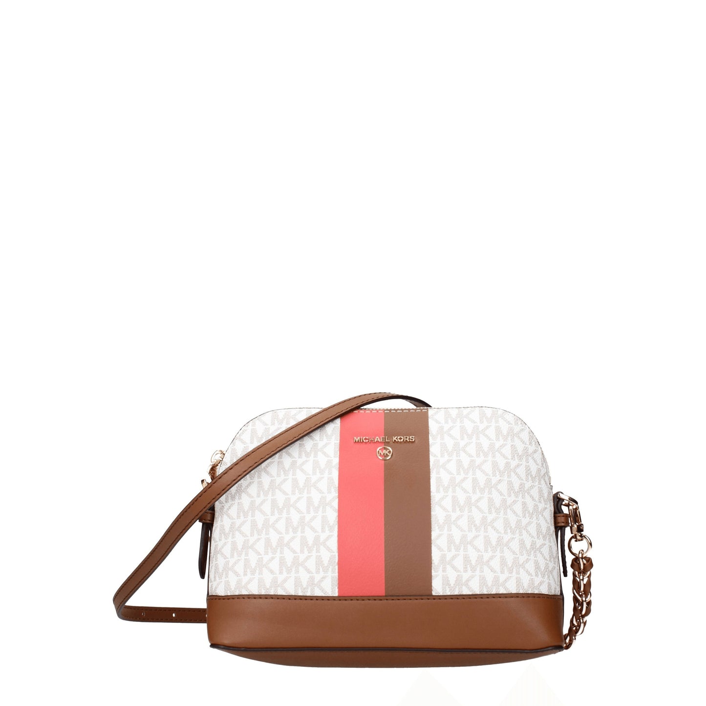 Michael Kors Crossbody Bags Women Fabric  Beige/Dahlia