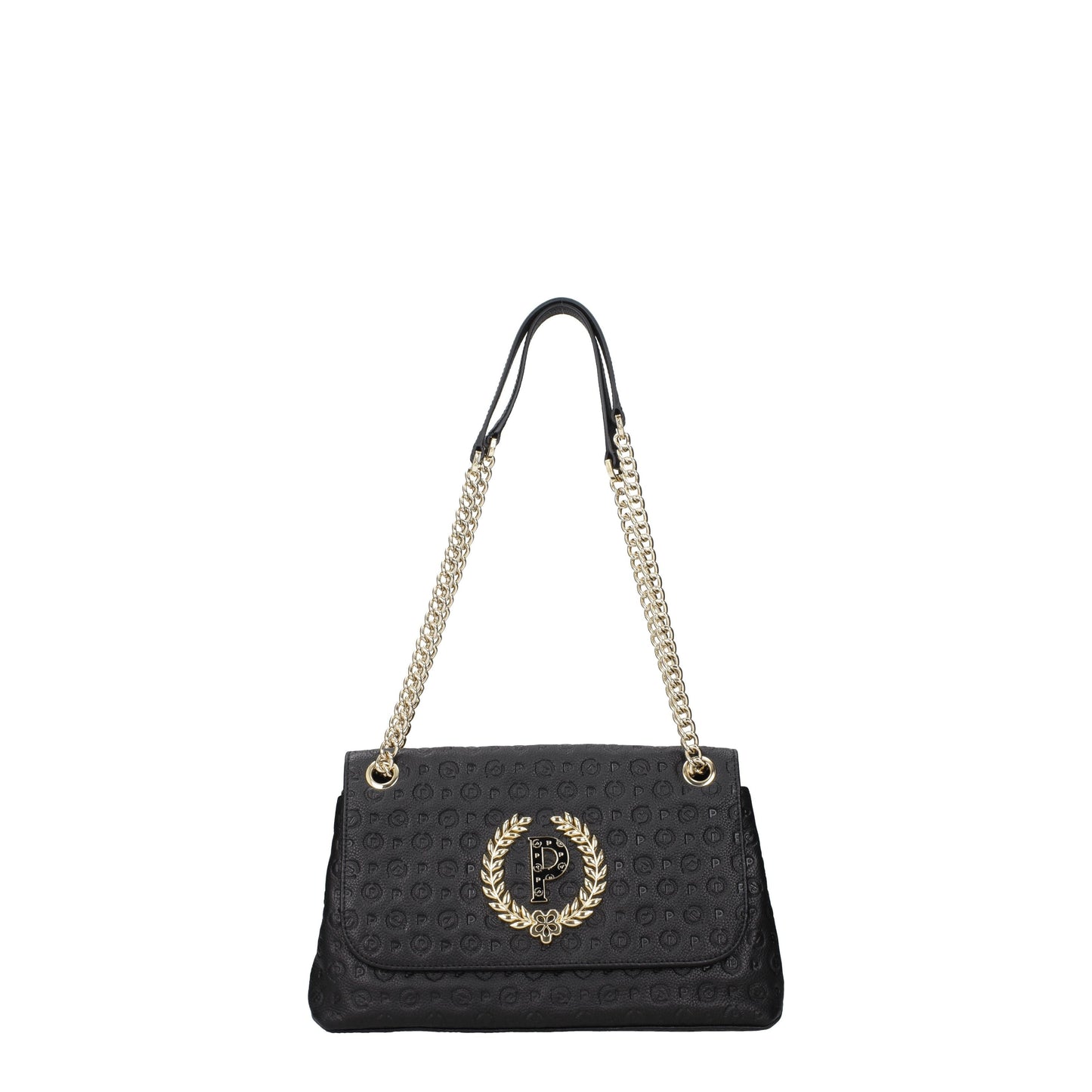 Pollini Shoulder Bags Women Leather Black