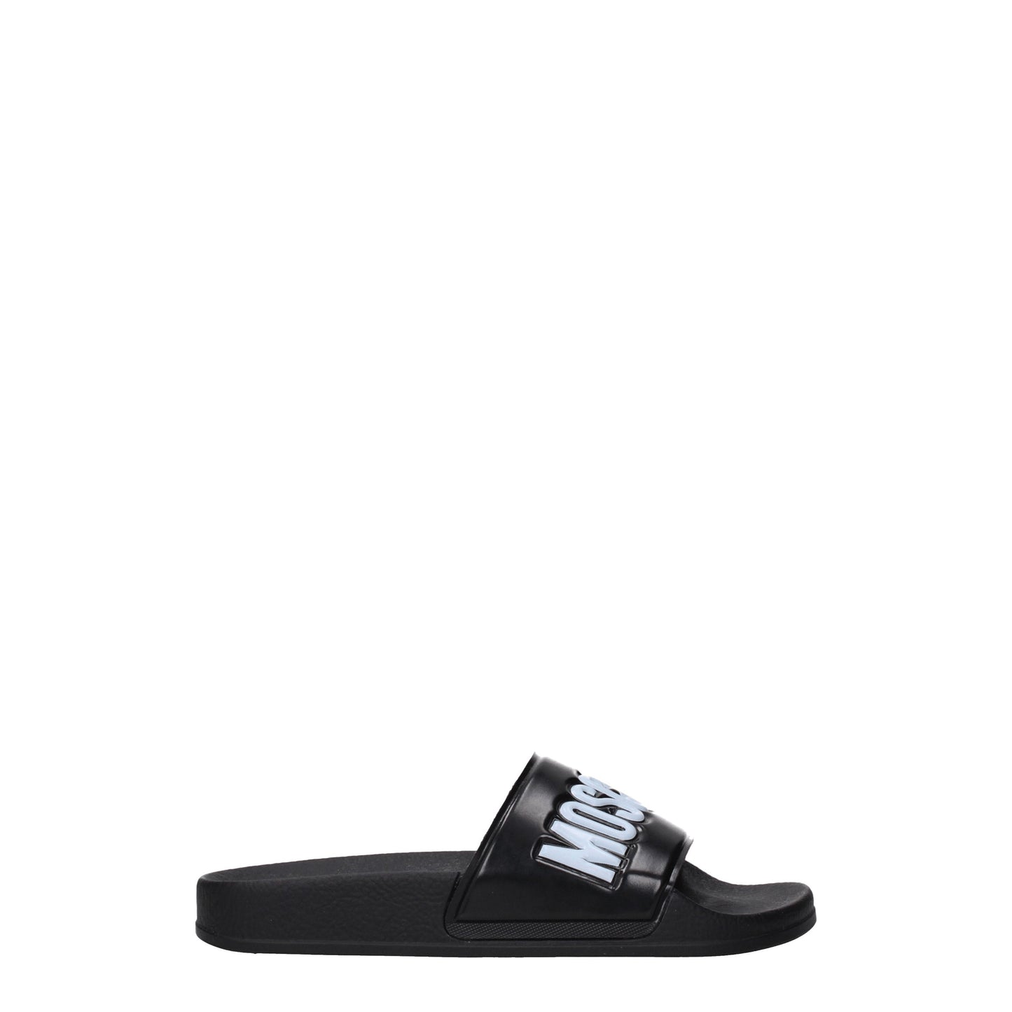 Moschino Women's Sandals & Slippers in PVC Black