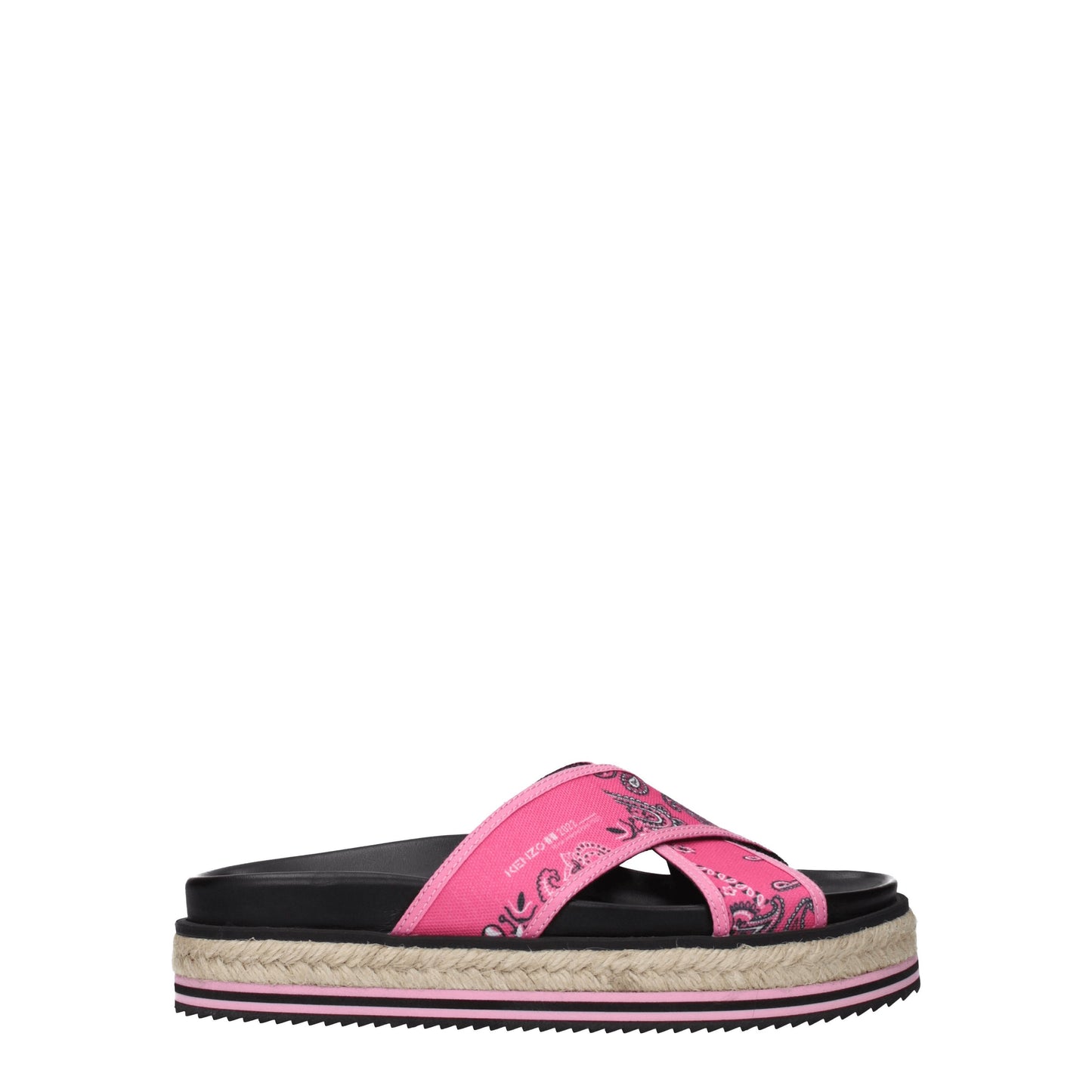 Kenzo Women's Sandals & Slippers in Fabric  Fuchsia