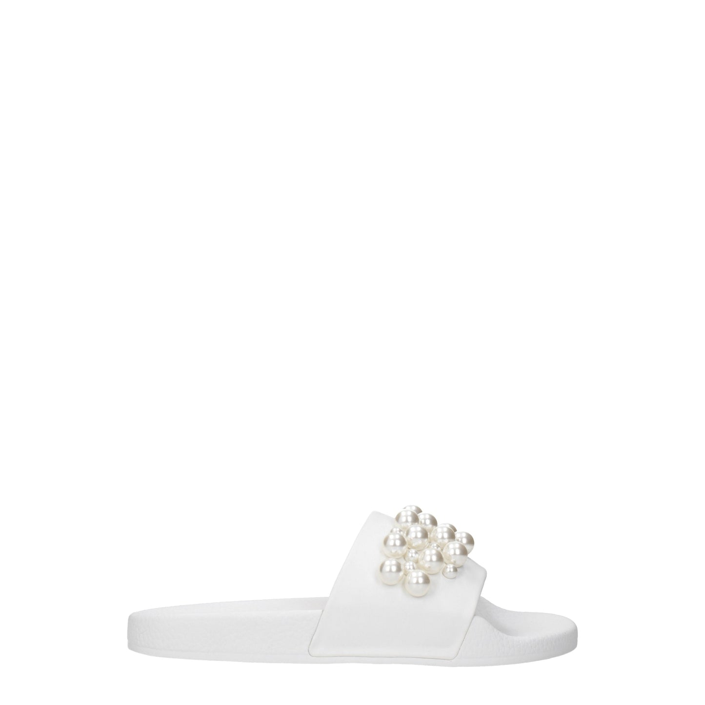 Stuart Weitzman Women's Sandals & Slippers in Leather White