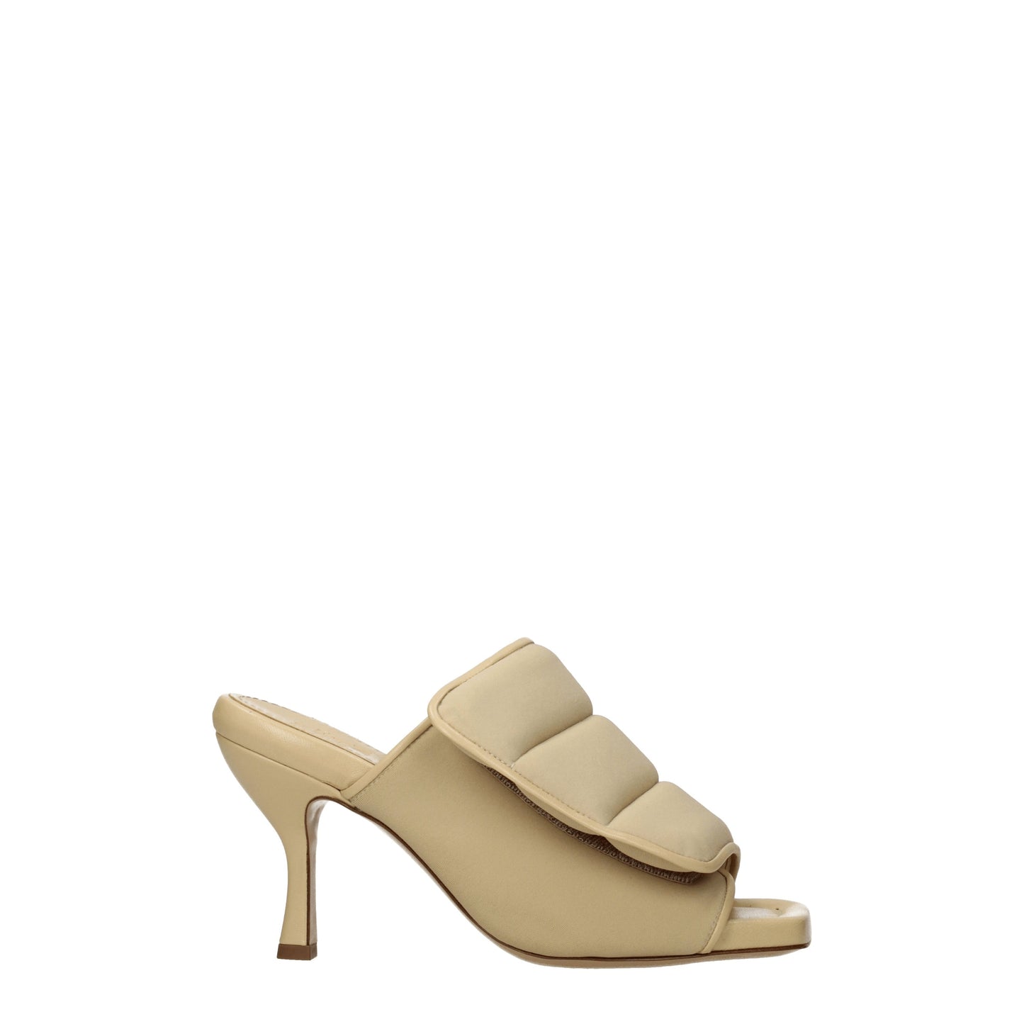 Gia Borghini Women's Sandals in Fabric  Beige/Butter