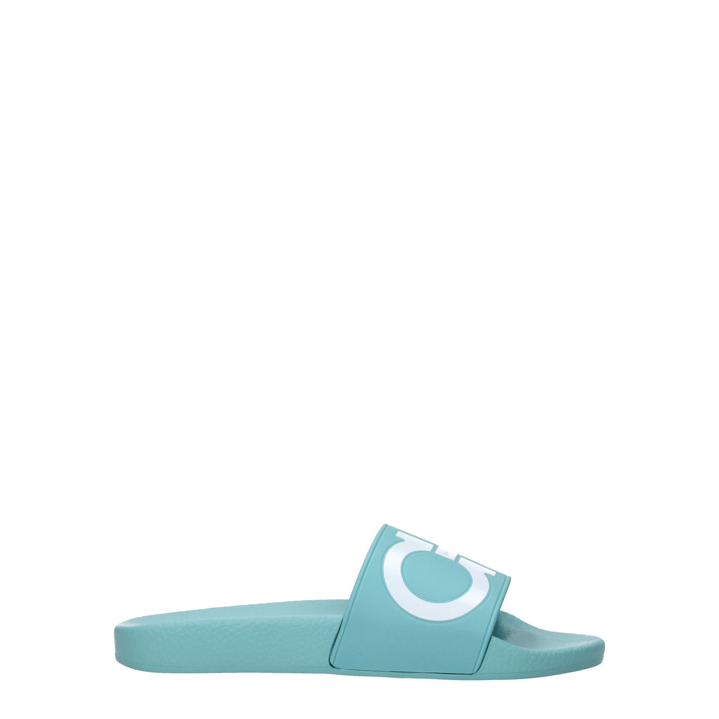 Salvatore Ferragamo Women's Sandals & Slippers in Rubber Heavenly/Turquoise