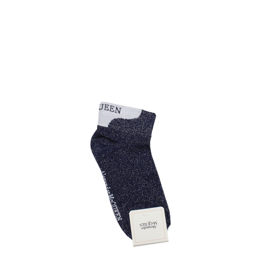 Alexander McQueen Socks Women Viscose Blue