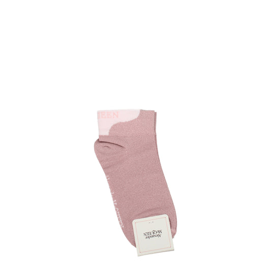 Alexander McQueen Socks Women Viscose Pink