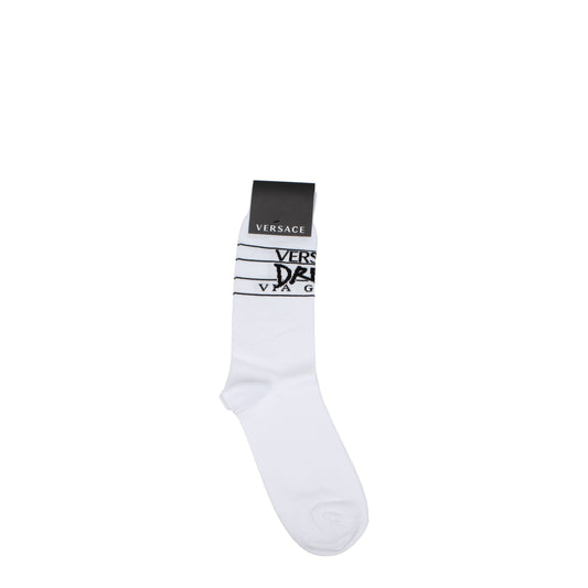 Versace Socks Women Cotton White