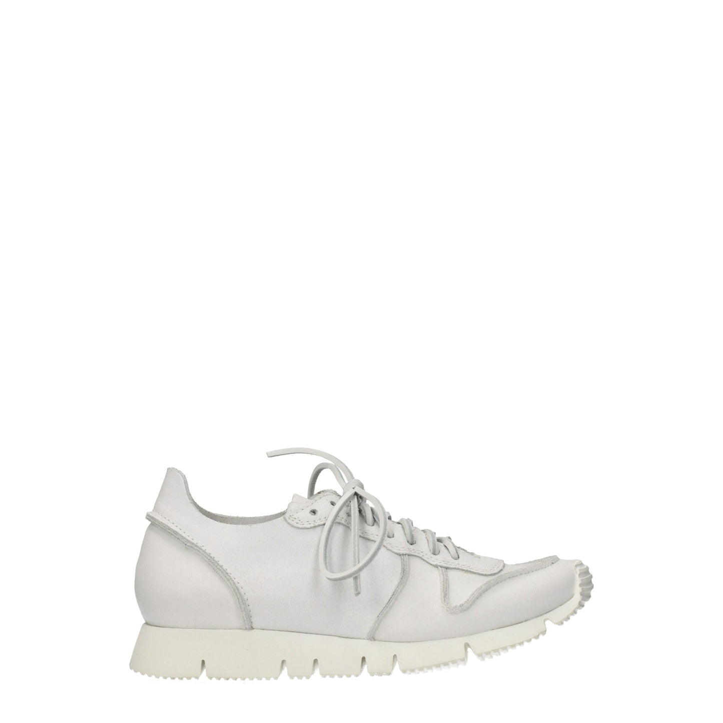 Buttero Women's Sneakers in Suede White/Off White