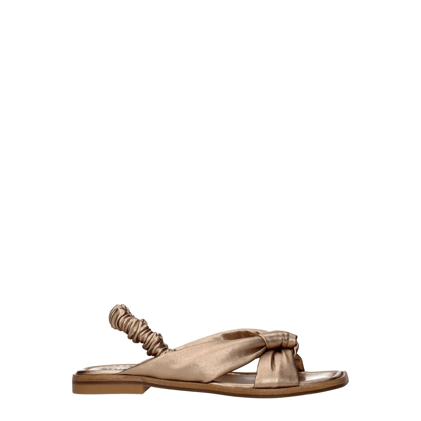 Stuart Weitzman Women's Sandals in Leather Gold