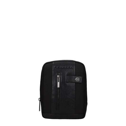 Piquadro Crossbody Bags Men Fabric  Black