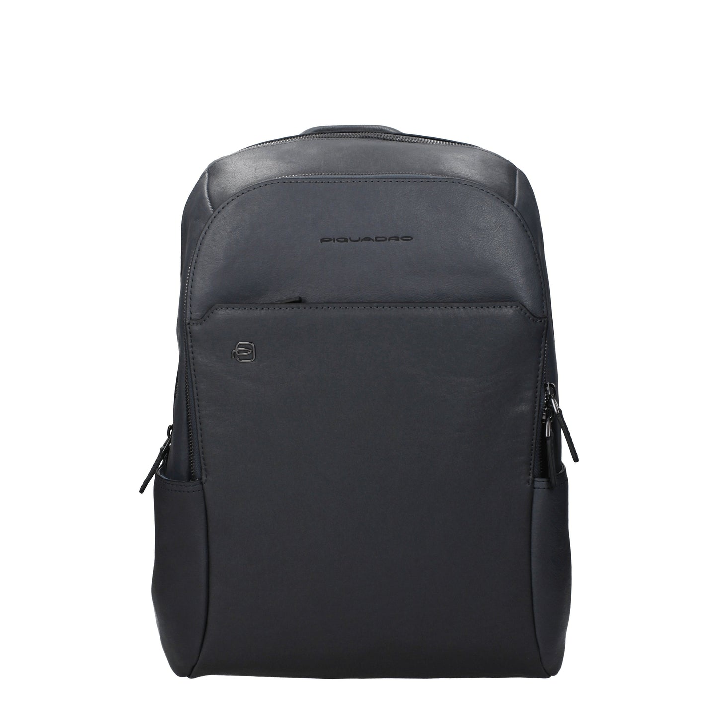 Piquadro Backpacks and Bumbags Men Leather Gray/Graphite Blue