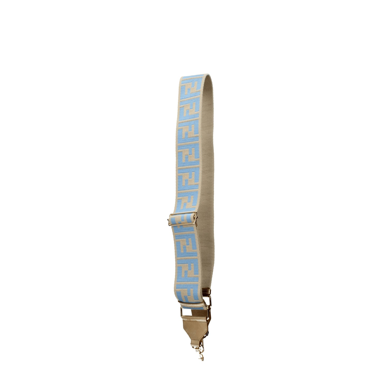 Fendi Shoulder Straps Women Fabric  Beige/Sky