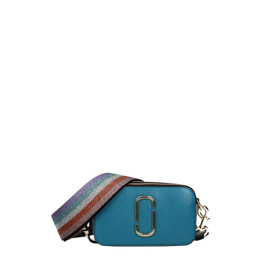 Marc Jacobs Crossbody Bags Women Leather Blue/Harbor Blue