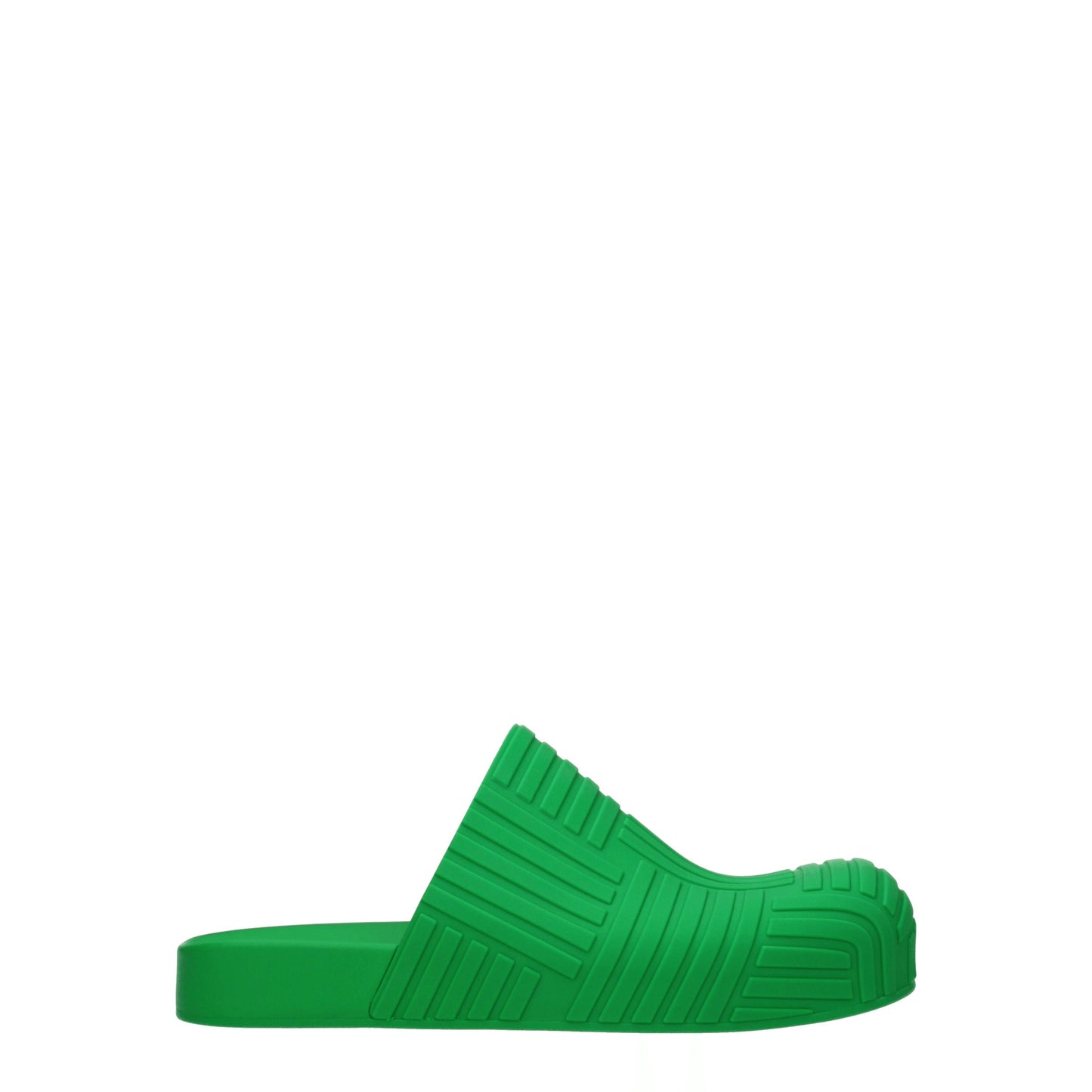 Bottega Veneta Sandals & Slippers Men Rubber Green/Parakeet