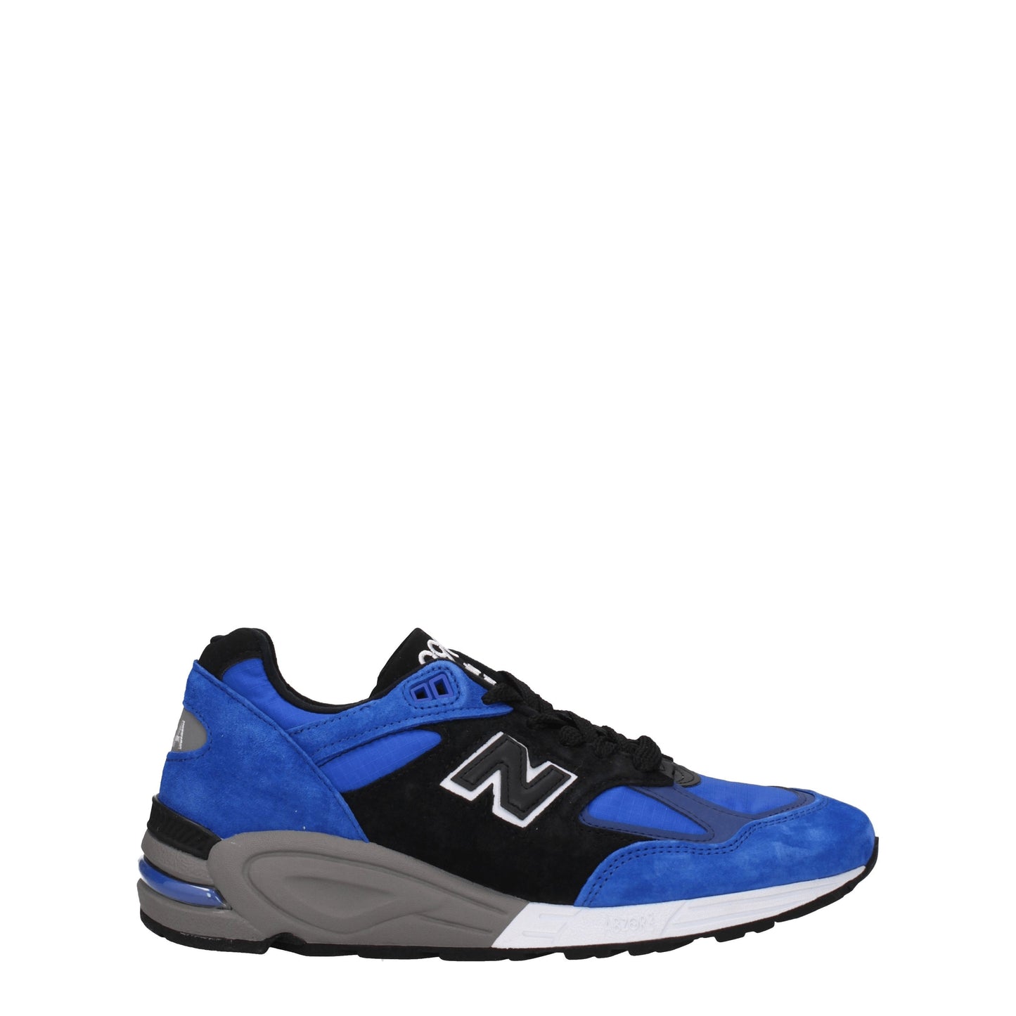 New Balance Men's Sneakers in Suede Blue/Black