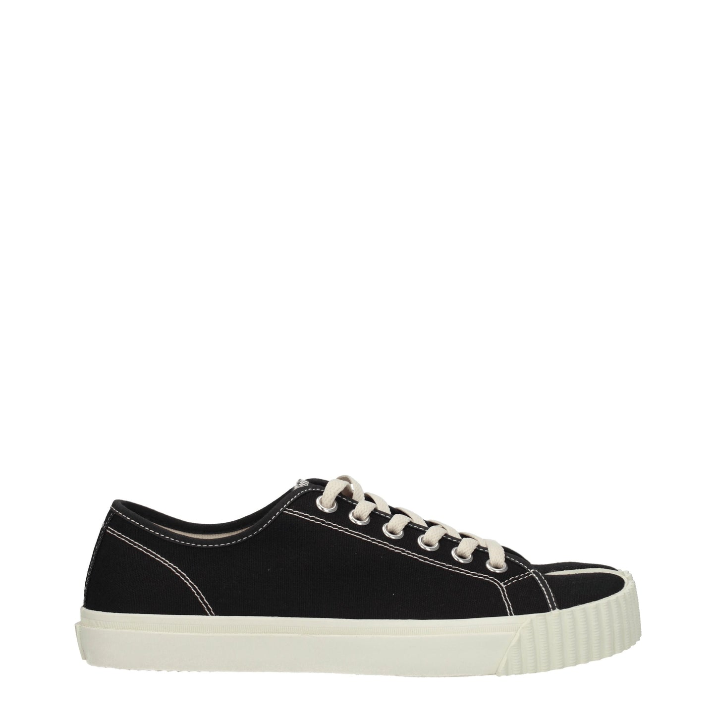 Maison Margiela Men's Sneakers in Fabric  Black/White