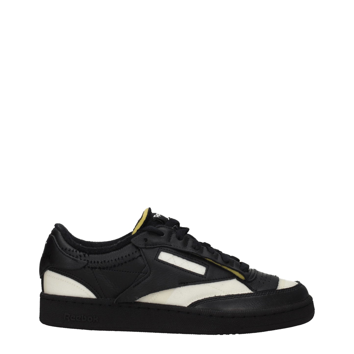 Maison Margiela Men's Sneakers in Leather Black/Beige