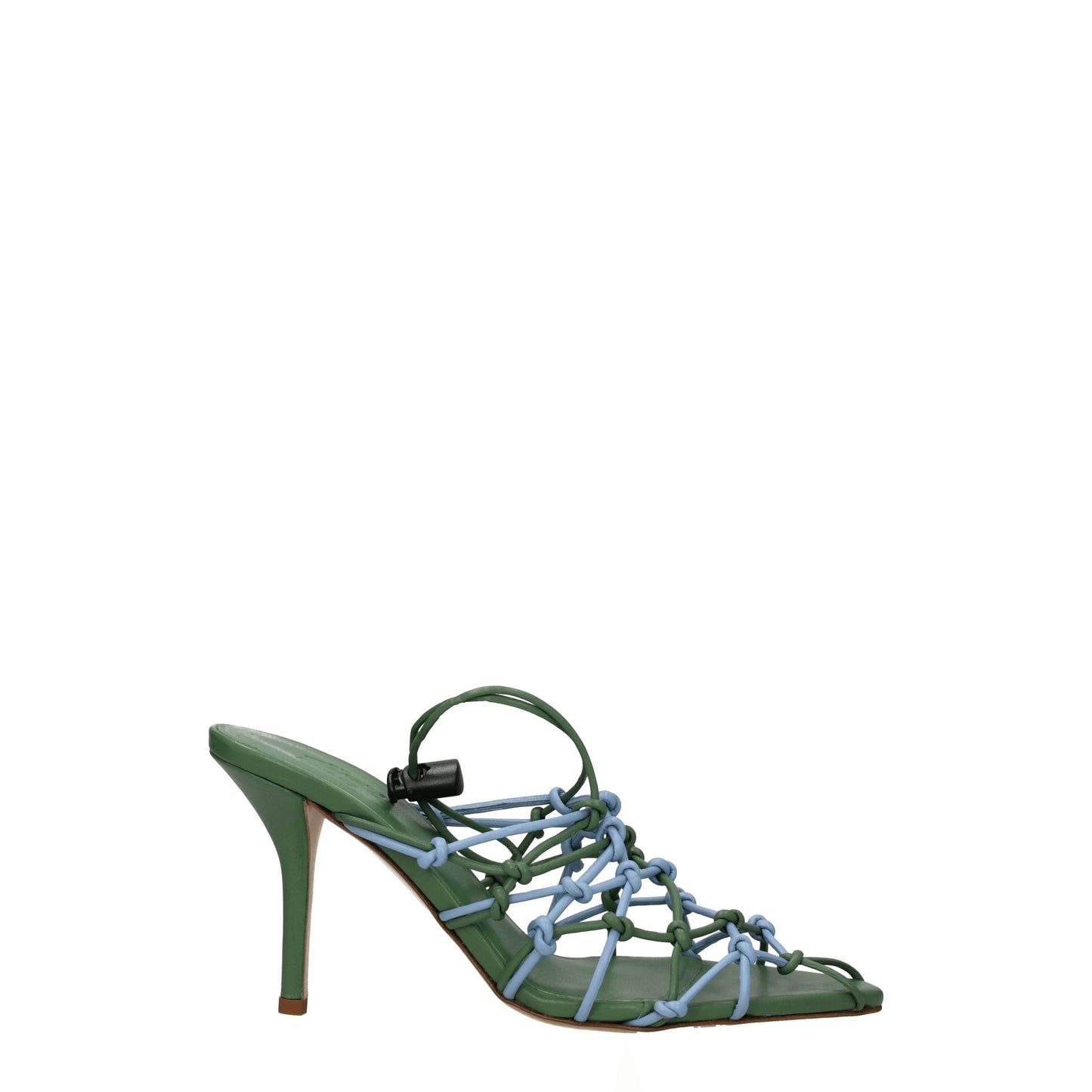 Gia Borghini Women's Sandals in Plexiglass Green/Ice