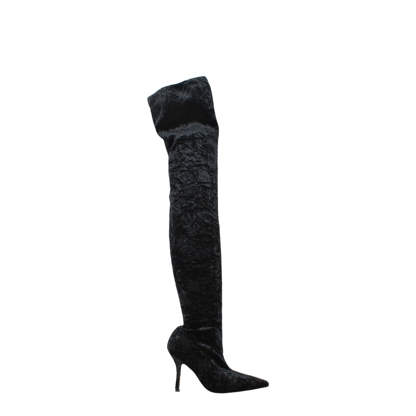 Paris Texas Women's Boots in Velvet Black