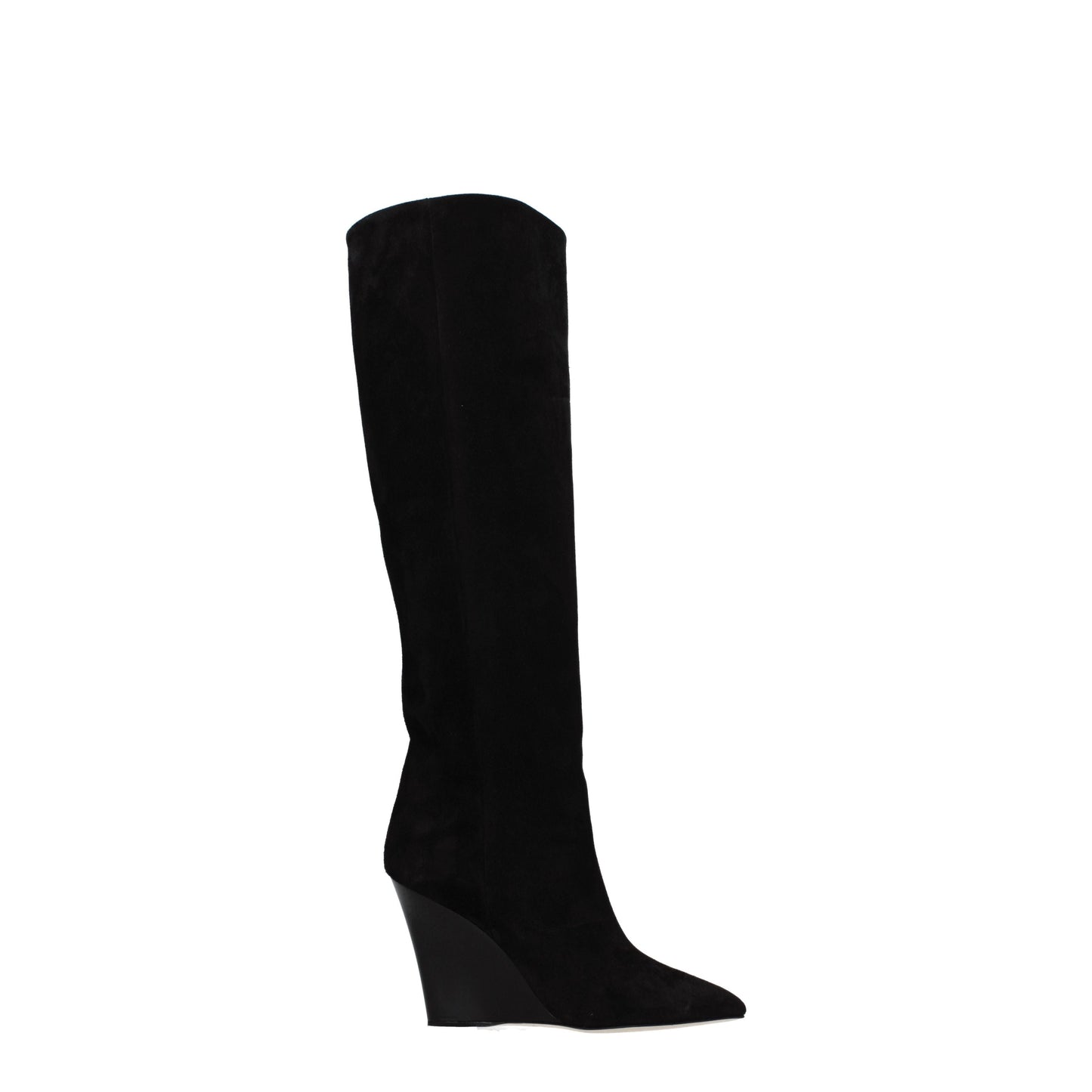 Paris Texas Women's Boots in Suede Black