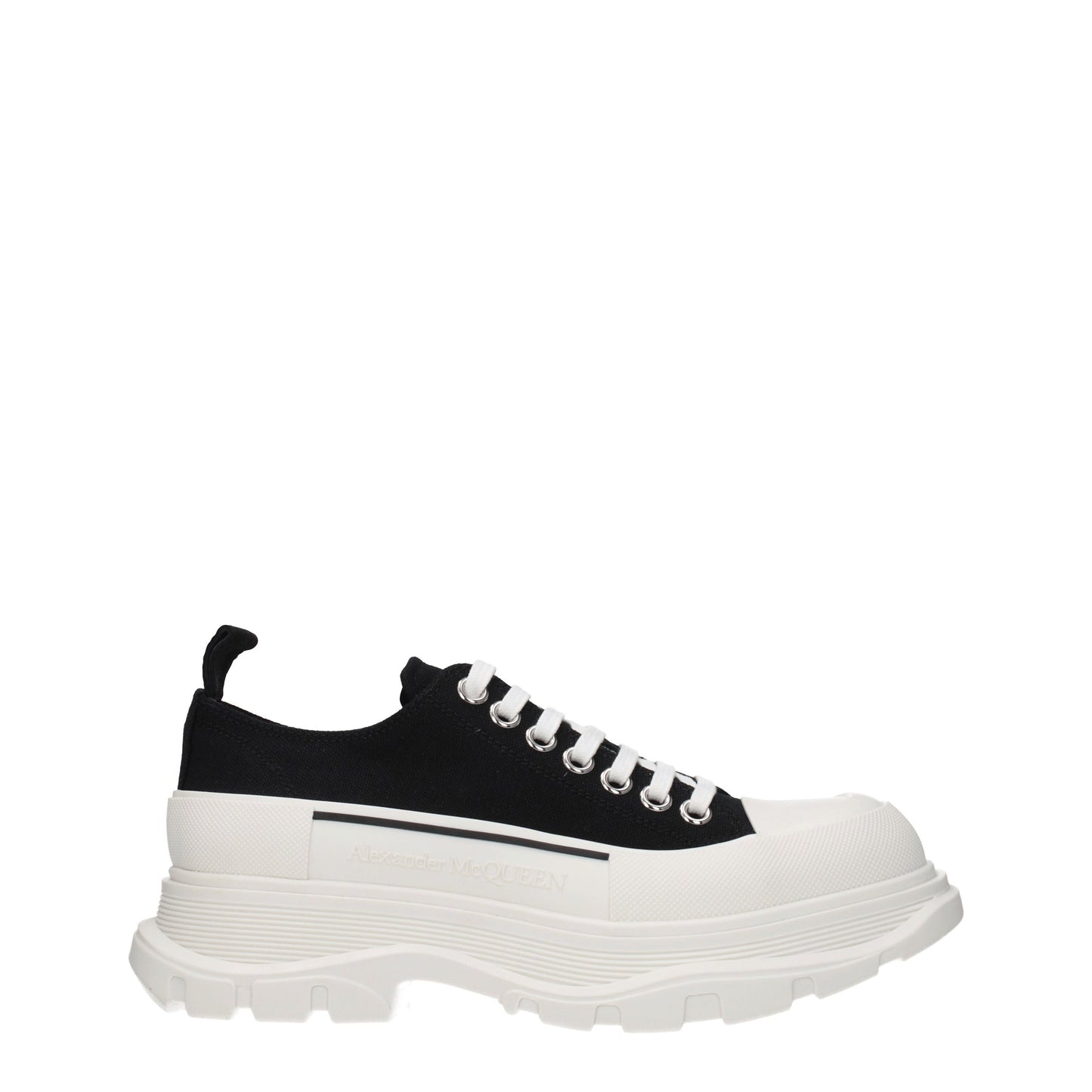 Alexander McQueen Men's Sneakers in Fabric  Black