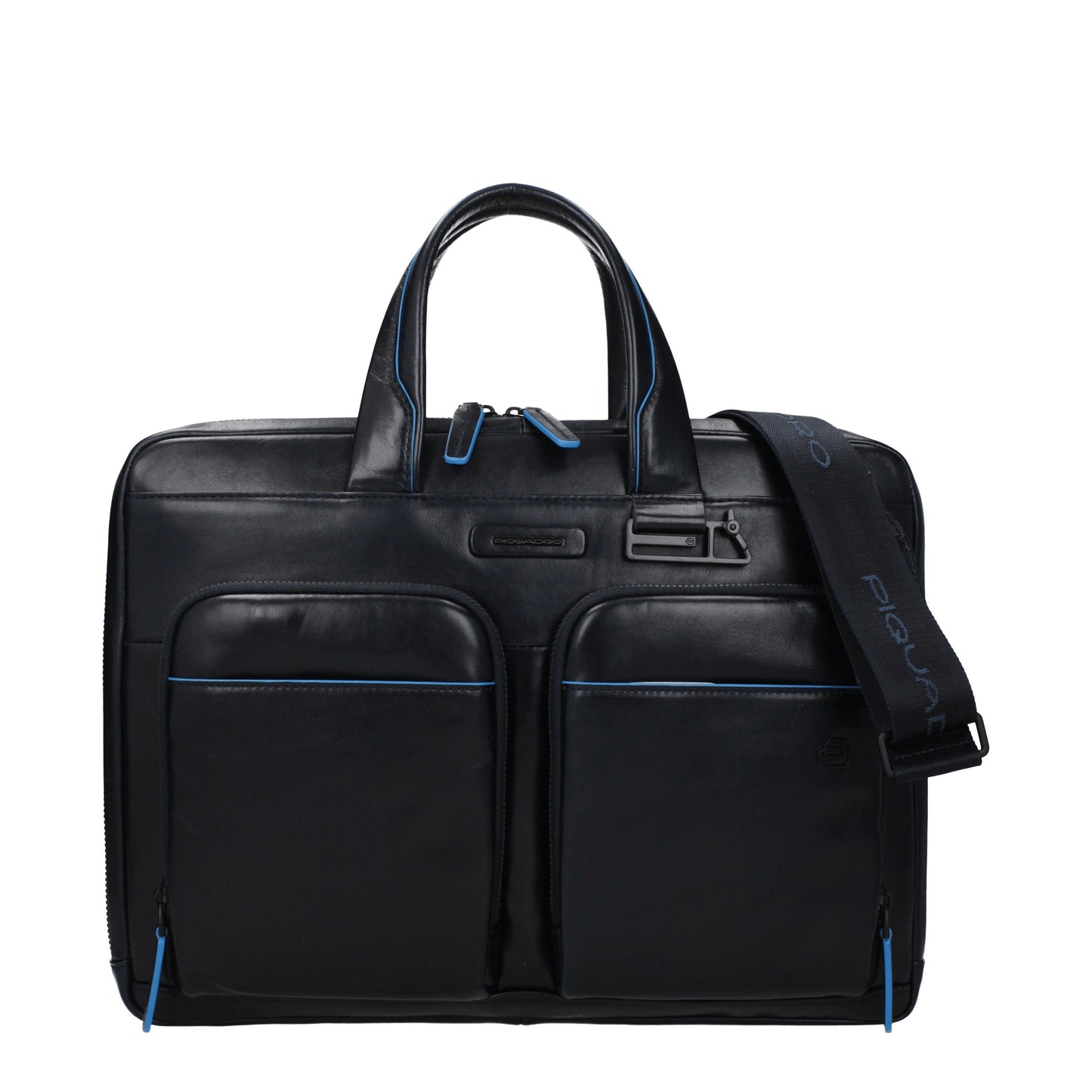 Piquadro Work Bags Men Leather Blue/Dark Blue