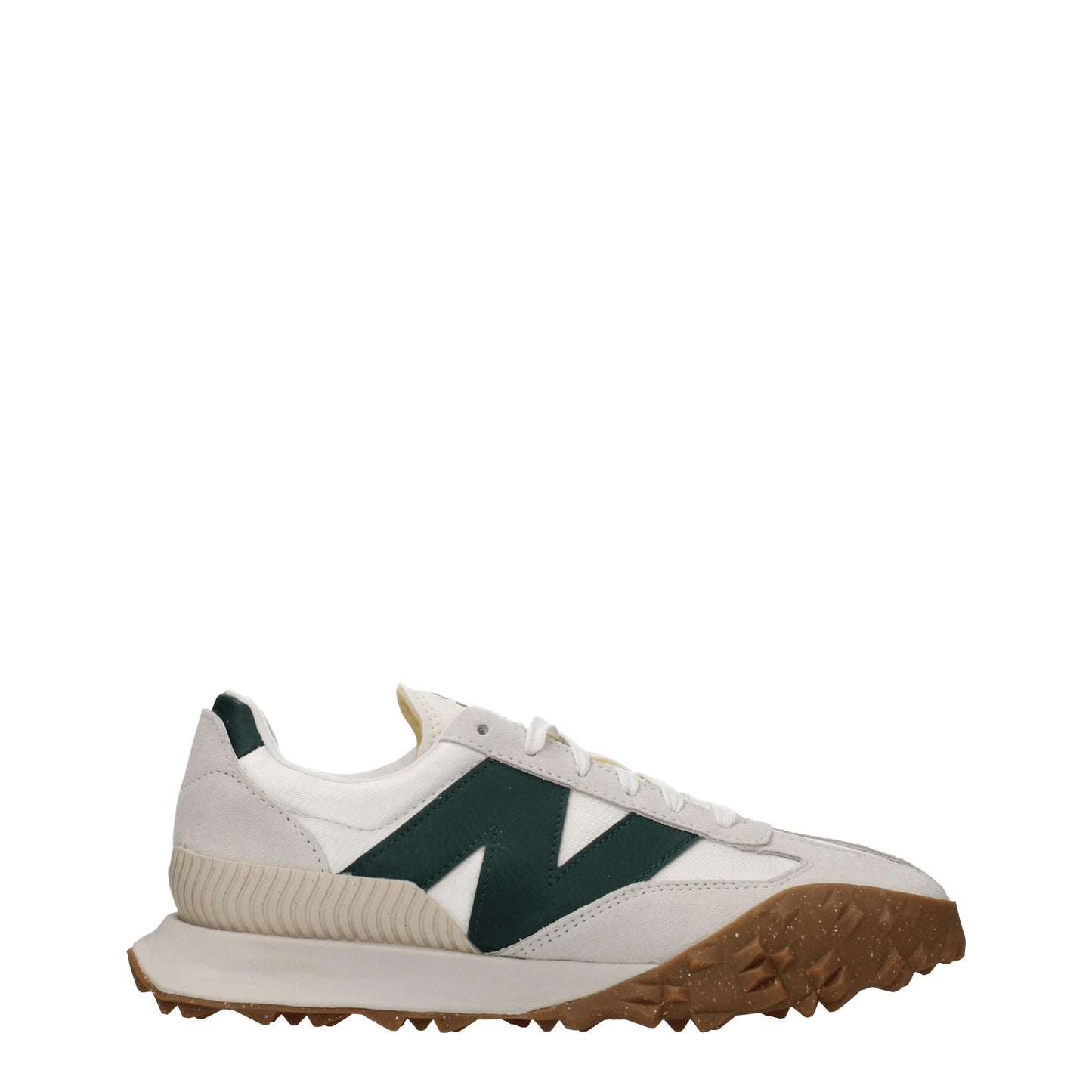 New Balance Men's Sneakers in Suede Gray/Dark Green