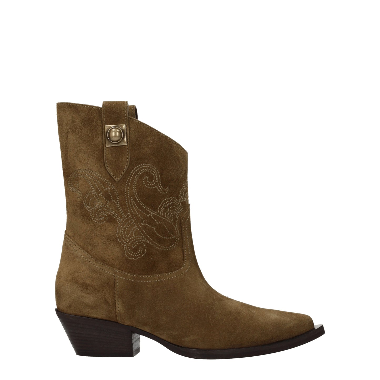 Etro Women's Boots in Suede Brown/Oak