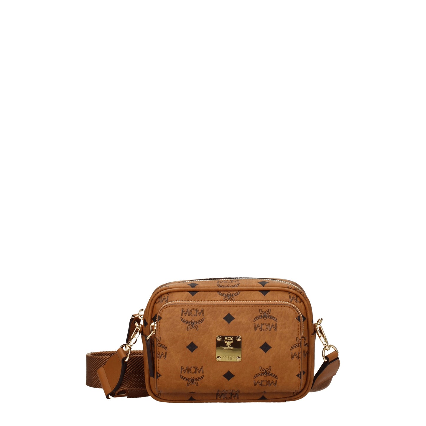 MCM Crossbody Bags Men Leather Brown