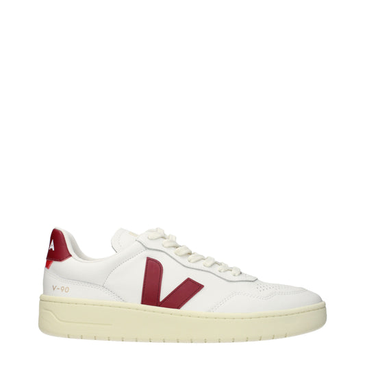 Veja Sneakers Men Leather White/Marsala