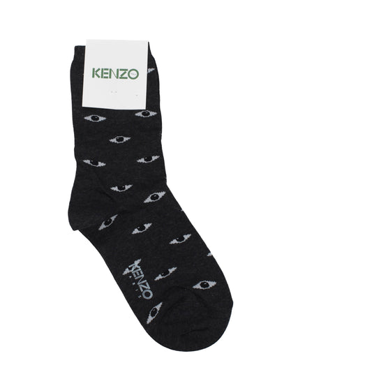 Kenzo Socks Women Cotton Gray