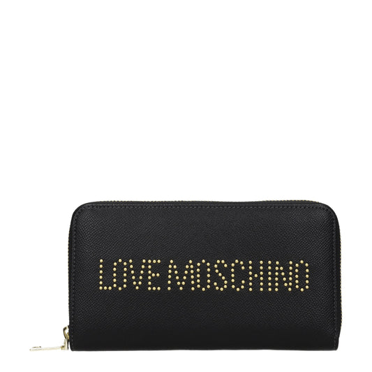 Love Moschino Wallets Women Polyurethane Black