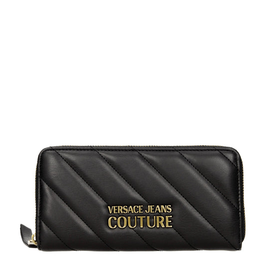 Versace Jeans Wallets Women Polyurethane Black